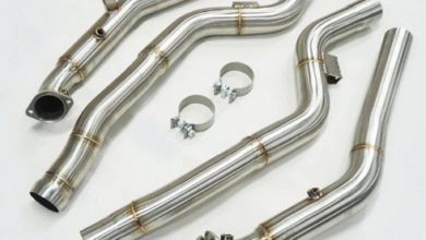 Mercedes E63 downpipe install