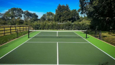 pickleball court construction