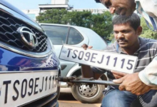 hsrp number plate booking