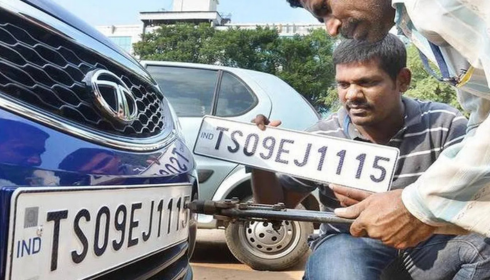 hsrp number plate booking
